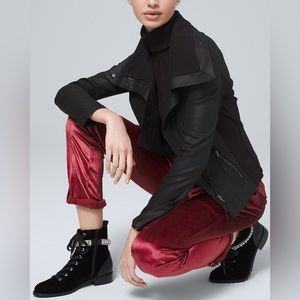 White House Black Market Petite Mid-Rise Utility Straight Crop Pants